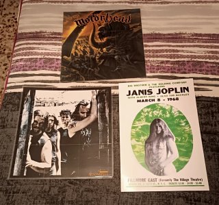 3 Posters: Motorhead, Moonspell y Janis Joplin