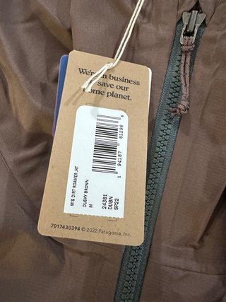 Chaqueta Patagonia Dirt Roamer M Nueva