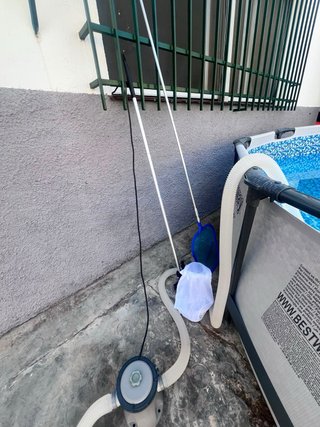 Piscina desmontable metal y plástico