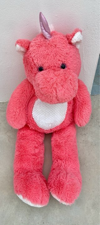 Peluche Unicornio Rosa Grande