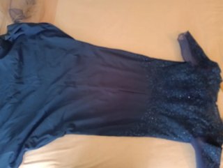 Traje de madrina Rosa Clara azul