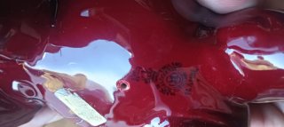 Statuina elefante rosso