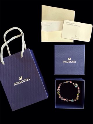 Pulsera Swarovski Gema Tallas mixtas Multicolor