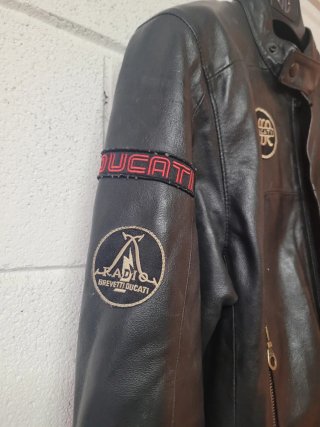 Giacca in pelle Ducati Vintage