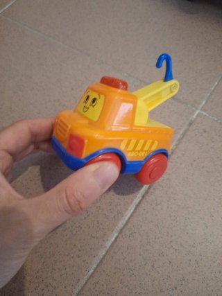 Coche grúa infantil con luz y sonido