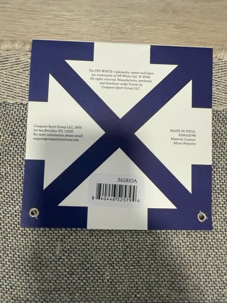 Alfombra Off-White flechas beige 90x60
