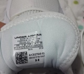 Zapatillas Under Armour Blancas