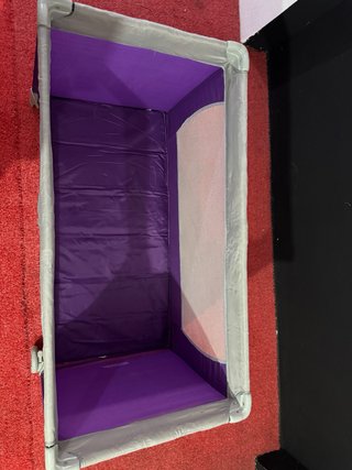 Parque cuna asalvo baby morado