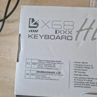 Tastiera Attack Shark X68