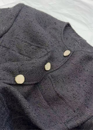 Chaqueta Chanel Tweed Negra y Blanca