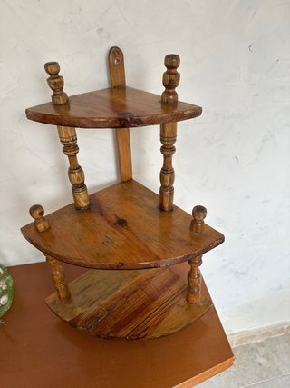 Rinconera de cocina vintage de madera