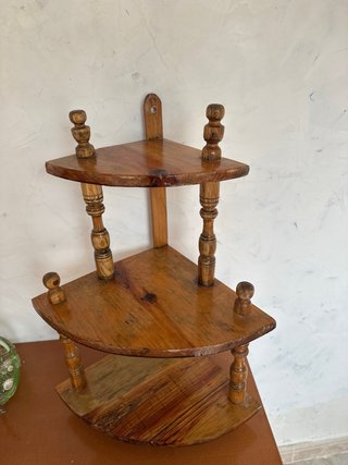 Rinconera de cocina vintage de madera