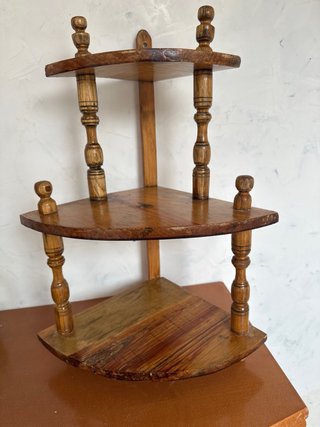 Rinconera de cocina vintage de madera