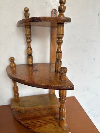 Rinconera de cocina vintage de madera