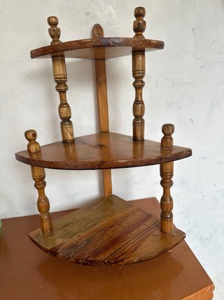 Rinconera de cocina vintage de madera