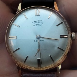 Orologio Wertex Vintage Placcato Oro Anni '60