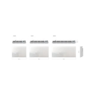 Kalia GLASS Radiador cerámico vidrio 1500W