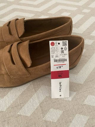 Mocasines Marrones Talla 38