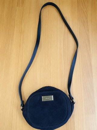 Bolso Parfois azul efecto ante