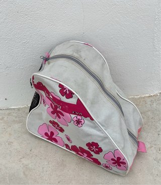 Patines en línea infantiles con flores