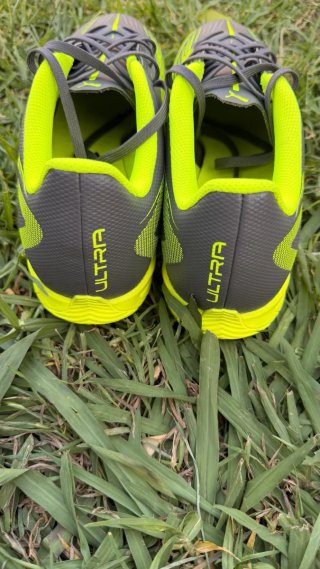 Zapatillas Puma Ultra Gris y Amarillo