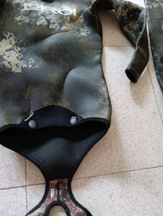Traje Leroi pesca submarina camuflaje