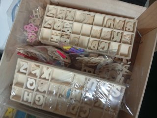 Letras de madera para manualidades