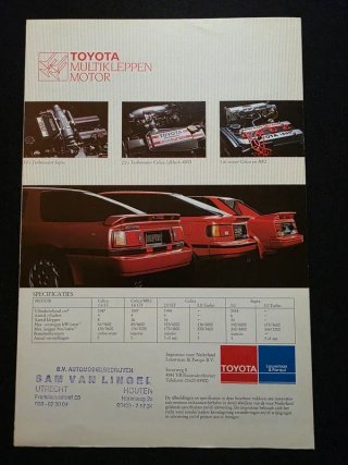 Catálogo Toyota Sport Supra Celica MR2