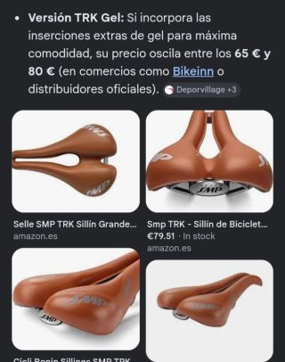 Sillín Selle SMP Gel