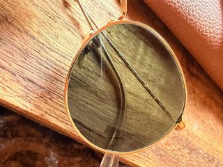 Gafas Ray-Ban RB3447 Round Metal Doradas