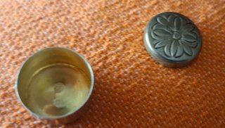 Pastillero plata finales del S.XIX o principios de