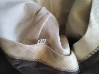 Completo lino nero giacca e pantalone
