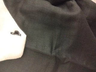 Completo lino nero giacca e pantalone