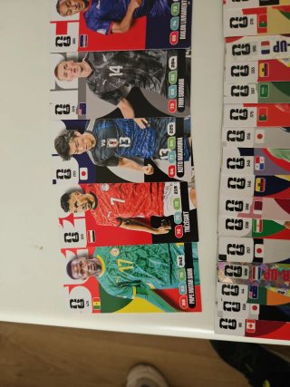 33 Cartas Mundial 2026 Panini