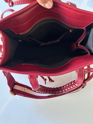 Borsa Primadonna Zebra Rossa Beige