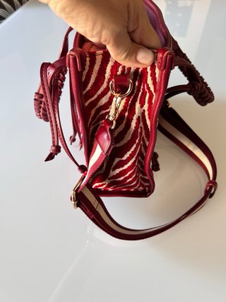 Borsa Primadonna Zebra Rossa Beige