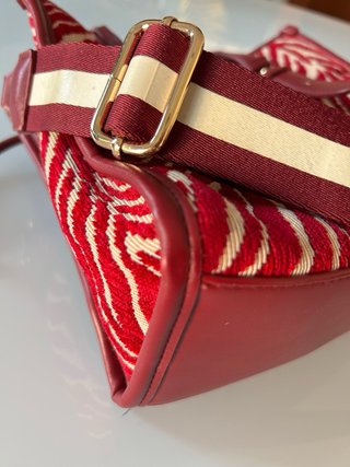 Borsa Primadonna Zebra Rossa Beige