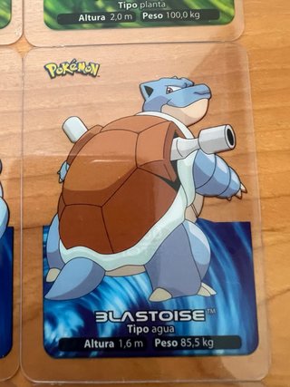 Lamincards Pokémon (Bulbasaur, Charmander, etc.)