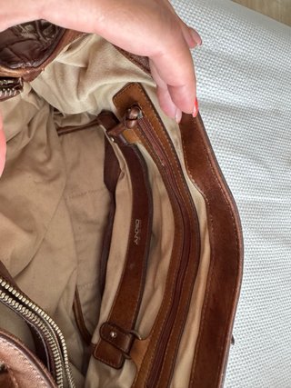Bolso Donna Karen Piel y Lona Monograma