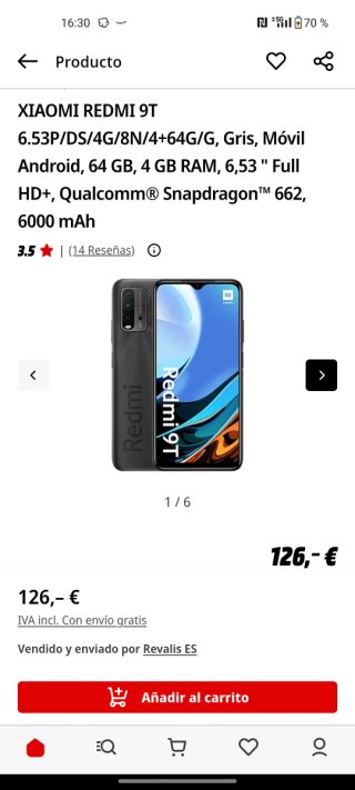 Xiaomi Redmi 9T Carbon Grey