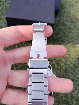 Reloj Armani Exchange Azul y Plateado