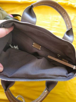 Mochila Misako verde y rosa