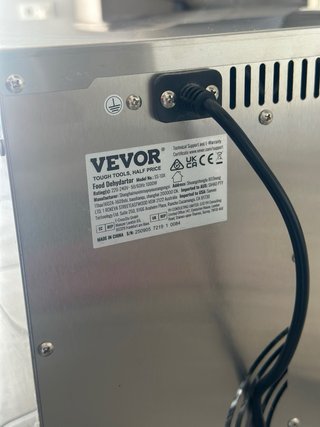 Deshidratador VEVOR SS-10X - 10 bandejas