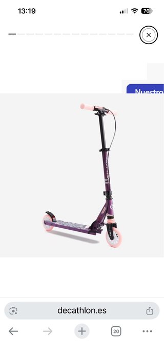 REBAJADO. Patinetes Decathlon (2 unidades)