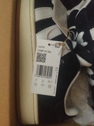 Adidas Campus Zapatillas Negras Talla 42
