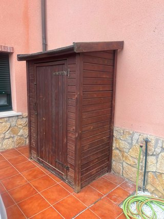 Armario exterior teka cobertizo madera