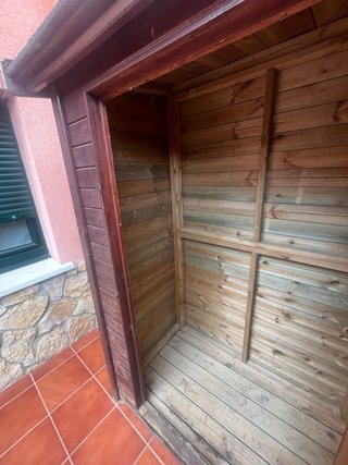 Armario exterior teka cobertizo madera