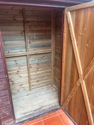 Armario exterior teka cobertizo madera