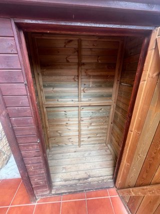 Armario exterior teka cobertizo madera