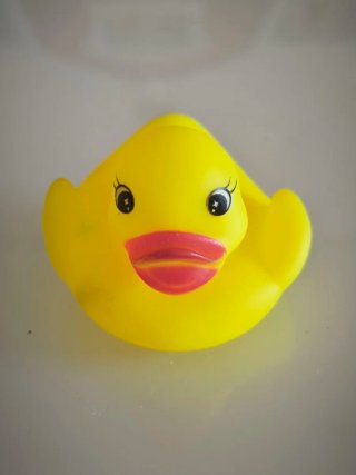 Pato de borracha amarelo